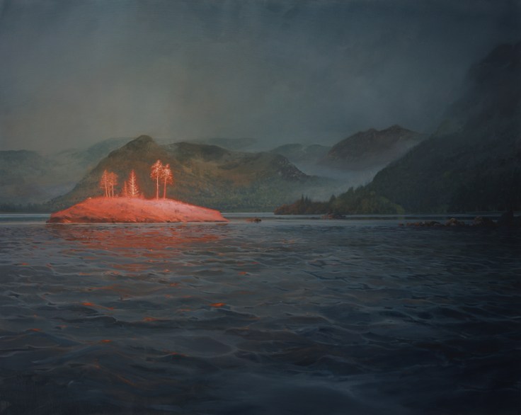 Mackie, The Electric Isle of Loch Carron_150x120cm