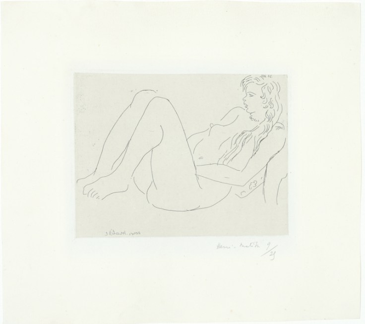 9. Nu au collier et aux cheveux longs 1920 Ed. 9_25