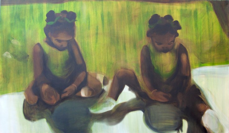 Sikelela Owen, Green girls, James Freeman Gallery